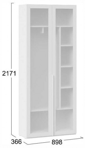 Шкаф платяной Порто СМ-393.07.226 в Тавде - tavda.ok-mebel.com | фото 4