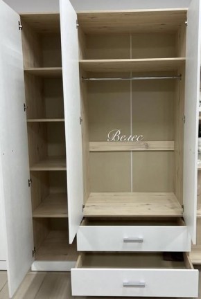 Шкаф "Милана" 3-х створчатый с 2 ящиками в Тавде - tavda.ok-mebel.com | фото 2