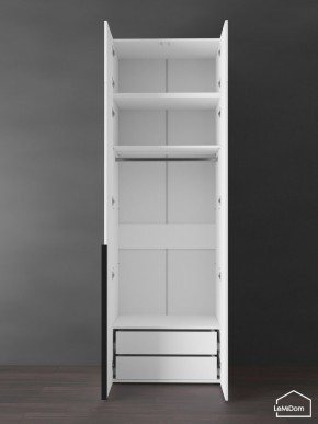 Шкаф с антресолью Linnea MHR-2A-3 2450х800х510 (Белый-М 11.1.2) в Тавде - tavda.ok-mebel.com | фото 6