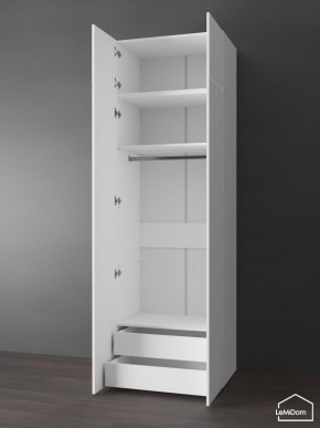 Шкаф с антресолью Linnea MHR-2POA-3 2450х800х510 (Белый-М 11.1.1) в Тавде - tavda.ok-mebel.com | фото 6