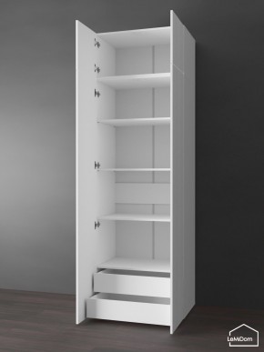Шкаф с антресолью Linnea MHR-2POA-4 2450х800х510 (Белый-М 11.1.2) в Тавде - tavda.ok-mebel.com | фото 5