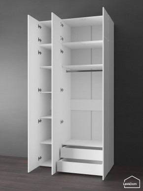 Шкаф с антресолью Linnea MHR-3POA-2 2450х1200х510 (Белый-М 11.1.1) в Тавде - tavda.ok-mebel.com | фото 5