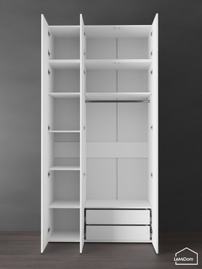 Шкаф с антресолью Linnea MHR-3POA-2 2450х1200х510 (Белый-М 11.1.1) в Тавде - tavda.ok-mebel.com | фото 6