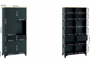 Шкаф-витрина Ника в Тавде - tavda.ok-mebel.com | фото 3