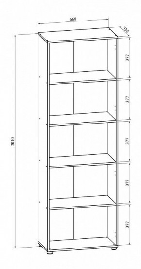 Шкаф-витрина Офис ОФ-303К в Тавде - tavda.ok-mebel.com | фото 4