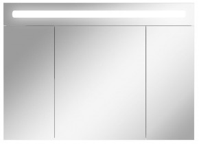Шкаф-зеркало Аврора 100 с подсветкой LED Домино (DV8012HZ) в Тавде - tavda.ok-mebel.com | фото