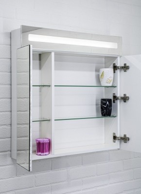 Шкаф-зеркало Аврора 60 с подсветкой LED Домино (DV8005HZ) в Тавде - tavda.ok-mebel.com | фото 7