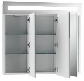 Шкаф-зеркало Аврора 80 с подсветкой LED Домино (DV8009HZ) в Тавде - tavda.ok-mebel.com | фото 2