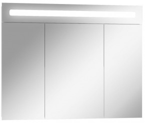 Шкаф-зеркало Аврора 90 с подсветкой LED Домино (DV8011HZ) в Тавде - tavda.ok-mebel.com | фото