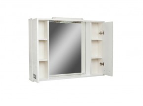 Шкаф-зеркало Cube 100 Эл. Домино (DC5013HZ) в Тавде - tavda.ok-mebel.com | фото 3