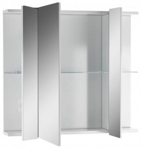 Шкаф-зеркало Мега 75 АЙСБЕРГ (DM4604HZ) в Тавде - tavda.ok-mebel.com | фото 2