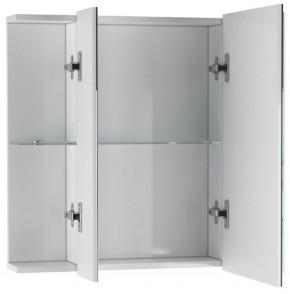 Шкаф-зеркало Мега 75 АЙСБЕРГ (DM4604HZ) в Тавде - tavda.ok-mebel.com | фото 3