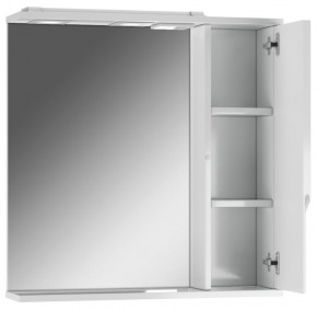 Шкаф-зеркало Optima 65 Эл. правый глянец Домино (DO1907HZ) в Тавде - tavda.ok-mebel.com | фото 2