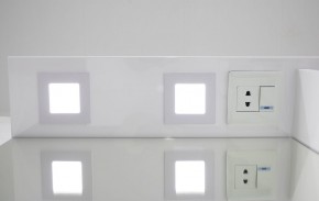 Шкаф-зеркало Optima 65 Эл. правый глянец Домино (DO1907HZ) в Тавде - tavda.ok-mebel.com | фото 9