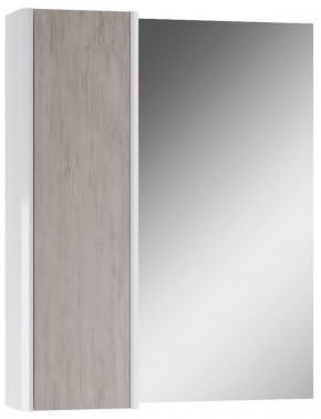 Шкаф-зеркало Uno 60 Дуб серый левый/правый Домино (DU1503HZ) в Тавде - tavda.ok-mebel.com | фото 2