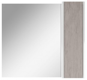 Шкаф-зеркало Uno 80 Дуб серый левый/правый Домино (DU1504HZ) в Тавде - tavda.ok-mebel.com | фото 5