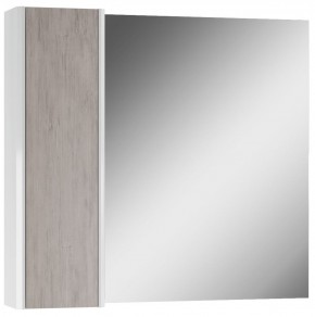 Шкаф-зеркало Uno 80 Дуб серый левый/правый Домино (DU1504HZ) в Тавде - tavda.ok-mebel.com | фото 6