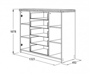 Спальный гарнитур Ольга-13 (модульный) в Тавде - tavda.ok-mebel.com | фото 17