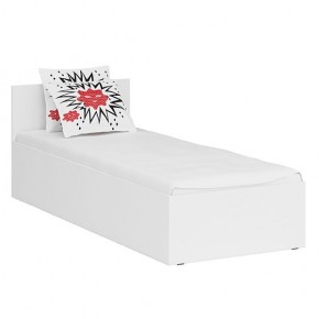 Стандарт Кровать 0800, цвет белый, ШхГхВ 83,5х203,5х70 см., сп.м. 800х2000 мм., без матраса, основание есть в Тавде - tavda.ok-mebel.com | фото