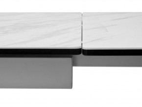 Стол BELLUNO 160 MARBLES KL-99 Белый мрамор матовый, итальянская керамика/ белый каркас, ®DISAUR в Тавде - tavda.ok-mebel.com | фото 9