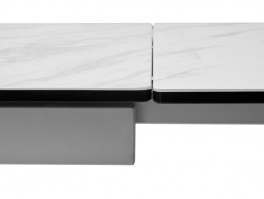 Стол BELLUNO 160 MARBLES KL-99 Белый мрамор матовый, итальянская керамика/ белый каркас, ®DISAUR в Тавде - tavda.ok-mebel.com | фото 7