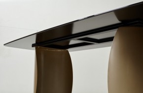 Стол BRONTE 220 KL-188 Контрастный мрамор матовый, итальянская керамика/ Шампань, ®DISAUR в Тавде - tavda.ok-mebel.com | фото 6