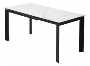 Стол CORNER 120 HIGH GLOSS STATUARIO керамика, стекло/ черный каркас, ®DISAUR в Тавде - tavda.ok-mebel.com | фото 6