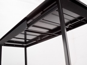 Стол CREMONA 140 HIGH GLOSS STATUARIO Белый мрамор глянцевый, керамика/ черный каркас, ®DISAUR в Тавде - tavda.ok-mebel.com | фото 6