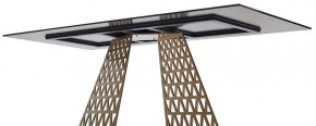 Стол ENNA 220 KL-188 Контрастный мрамор матовый, итальянская керамика/ каркас цвета шампань, ®DISAUR в Тавде - tavda.ok-mebel.com | фото 12