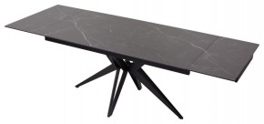 Стол FORIO 160 MATT BLACK MARBLE SOLID CERAMIC / BLACK, ®DISAUR в Тавде - tavda.ok-mebel.com | фото 5
