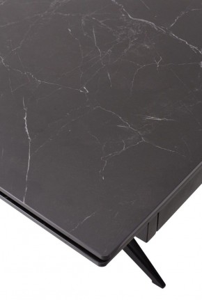 Стол FORIO 160 MATT BLACK MARBLE SOLID CERAMIC / BLACK, ®DISAUR в Тавде - tavda.ok-mebel.com | фото 9