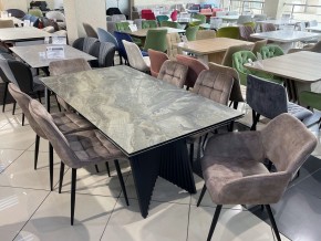 Стол IVAR 180 MARBLES KL-80 Серый мрамор, итальянская керамика, ®DISAUR в Тавде - tavda.ok-mebel.com | фото 11