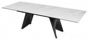 Стол IVAR 180 MARBLES KL-99 Белый мрамор, итальянская керамика, ®DISAUR в Тавде - tavda.ok-mebel.com | фото 9