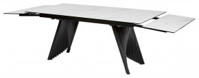 Стол IVAR 200 MARBLES KL-99 Белый мрамор, итальянская керамика, ®DISAUR в Тавде - tavda.ok-mebel.com | фото 5