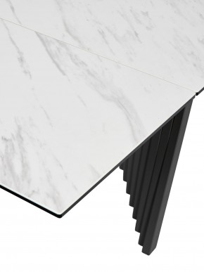 Стол IVAR 200 MARBLES KL-99 Белый мрамор, итальянская керамика, ®DISAUR в Тавде - tavda.ok-mebel.com | фото 8