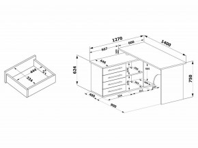 Стол компьютерный КСТ-109Л в Тавде - tavda.ok-mebel.com | фото 4