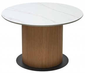 Стол MESA D120 цвет БЕЛЫЙ МРАМОР M326 / Каркас OAK, ®DISAUR в Тавде - tavda.ok-mebel.com | фото 7