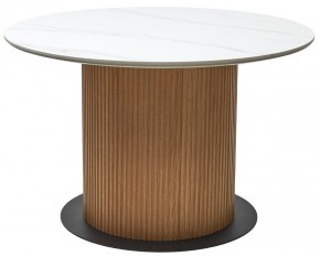 Стол MESA D120 цвет БЕЛЫЙ МРАМОР M326 / Каркас OAK, ®DISAUR в Тавде - tavda.ok-mebel.com | фото 9