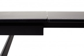 Стол RIETI 200 NERO KL-116 Черный мрамор матовый, итальянская керамика/ черный каркас, ®DISAUR в Тавде - tavda.ok-mebel.com | фото 3