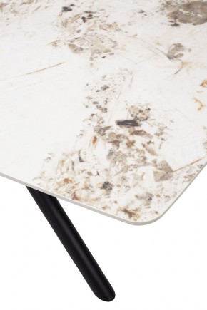 Стол RIVOLI 140 GLOSS LUXURY PANDORA SOLID CERAMIC / BLACK, ®DISAUR в Тавде - tavda.ok-mebel.com | фото 8
