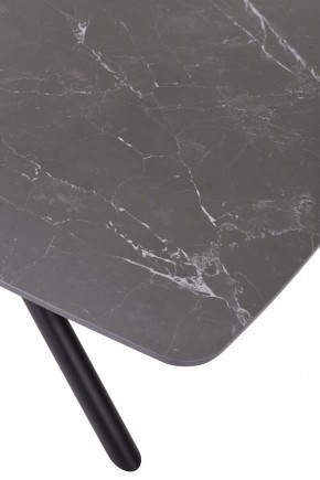 Стол RIVOLI 140 MATT BLACK MARBLE SOLID CERAMIC / BLACK, ®DISAUR в Тавде - tavda.ok-mebel.com | фото 10