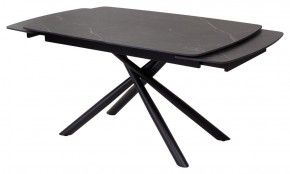 Стол RIVOLI 140 MATT BLACK MARBLE SOLID CERAMIC / BLACK, ®DISAUR в Тавде - tavda.ok-mebel.com | фото 8