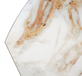 Стол TERAMO 135 GLOSS GRAND JADE SOLID CERAMIC, керамика, поворотн.механизм / Черный каркас, ®DISAUR в Тавде - tavda.ok-mebel.com | фото 13