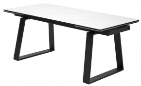 Стол VASTO 180 MARBLES KL-99 Белый мрамор матовый, итальянская керамика/ черный каркас, ®DISAUR в Тавде - tavda.ok-mebel.com | фото 4