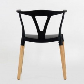 Стул Barneo N-218 Wishbone интерьерный кухонный черный в Тавде - tavda.ok-mebel.com | фото 2