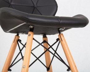 Стул барный DOBRIN BUTTERFLY BAR, ножки светлый бук, цвет чёрный в Тавде - tavda.ok-mebel.com | фото 9