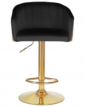 Стул барный DOBRIN DARCY GOLD SHINY, черный велюр с золотыми пайетками в Тавде - tavda.ok-mebel.com | фото 6