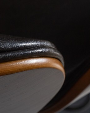 Стул барный DOBRIN JACK BLACK, цвет черный глянец PU ABD 002 в Тавде - tavda.ok-mebel.com | фото 2