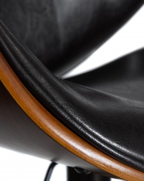 Стул барный DOBRIN JACK BLACK, цвет черный глянец PU ABD 002 в Тавде - tavda.ok-mebel.com | фото 9