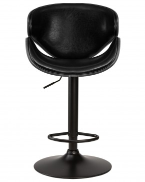 Стул барный DOBRIN KARTER BLACK, коричневый орех дерево (BWW), черный PU в Тавде - tavda.ok-mebel.com | фото 6
